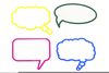 Free Clipart Thought Bubbles Image