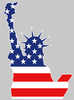 Lady Liberty Shaped Usa Image