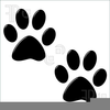 Tiger Footprint Clipart Image