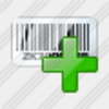 Icon Bar Code Add Image