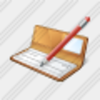 Icon Check Book Edit Image