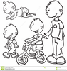 Children Growing Up Clipart Image