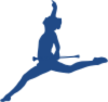 Baton Dancer Silhouette 2 Clip Art