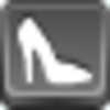 Free Grey Button Icons Shoe Image