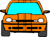 Orange Car Clip Art