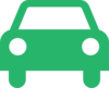 Green Car Outline Clip Art