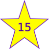 Number 15 Chart Clip Art