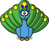 Pavone 5 Clip Art
