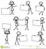 Stick Figure Emotions Clipart Image