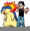 Original Typhlosion Sprite Image