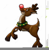 Free Clipart Of Rudolph The Red Nosed Reindeer Image