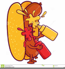 Animated Hot Dog Clipart Image