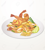 Pad Thai Clipart Image