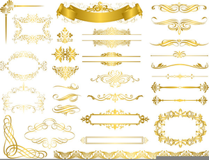 Vintage Wedding Clipart Image