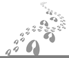 Clipart Deer Hoof Prints Image