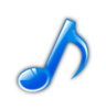 Blue Music Note Clip Art