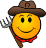 Farmer Smiley Clip Art