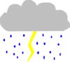 Thunder Cloud Clip Art