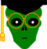 Green Scholarly Clip Art