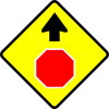 Leomarc Caution Stop Sign Clip Art