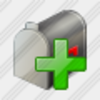 Icon Mail Box Add Image