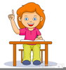 Raising Hand Clipart Image