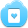 Free Blue Cloud Hearts Card Image