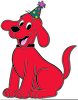 Free Clifford The Big Red Dog Clipart Image