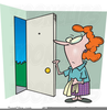 Clipart Of Opening A Door Image