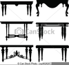 Antique Table Clipart Image