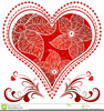 Vintage Hearts Clipart Image