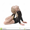 A Girl Gymnast Clipart Image