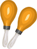 Maracas Rumba Shakers Clip Art