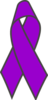 Purple Ribbon 2 Clip Art