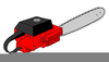 Cartoon Chainsaw Clipart Image