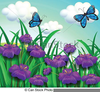 Clipart Of Garden With Flowers Image