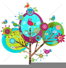 Free Whimsical Bird Clipart Image