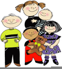 Preschool Children Clipart Image