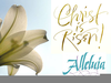 Christ Has Risen Clipart Image