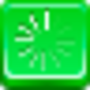 Free Green Button Loading Throbber Image