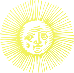 Golden Sun Clip Art