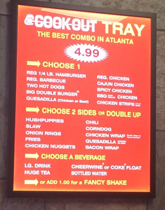 Cookout Tray Image
