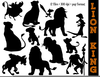 Lion Pride Clipart Image