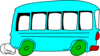 Blue Bus Clip Art