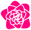 Hot Pink Rose Clip Art