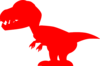 Red Trex Clip Art