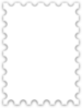 Blank Postage Stamp Template Dedicated To Susi Tekunan By R.d. Miccahofman Clip Art