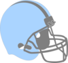 Blue Football Helmet Clip Art