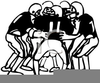 Football Clipart Huddle Image