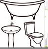 Bathtub Clipart Black And White Image